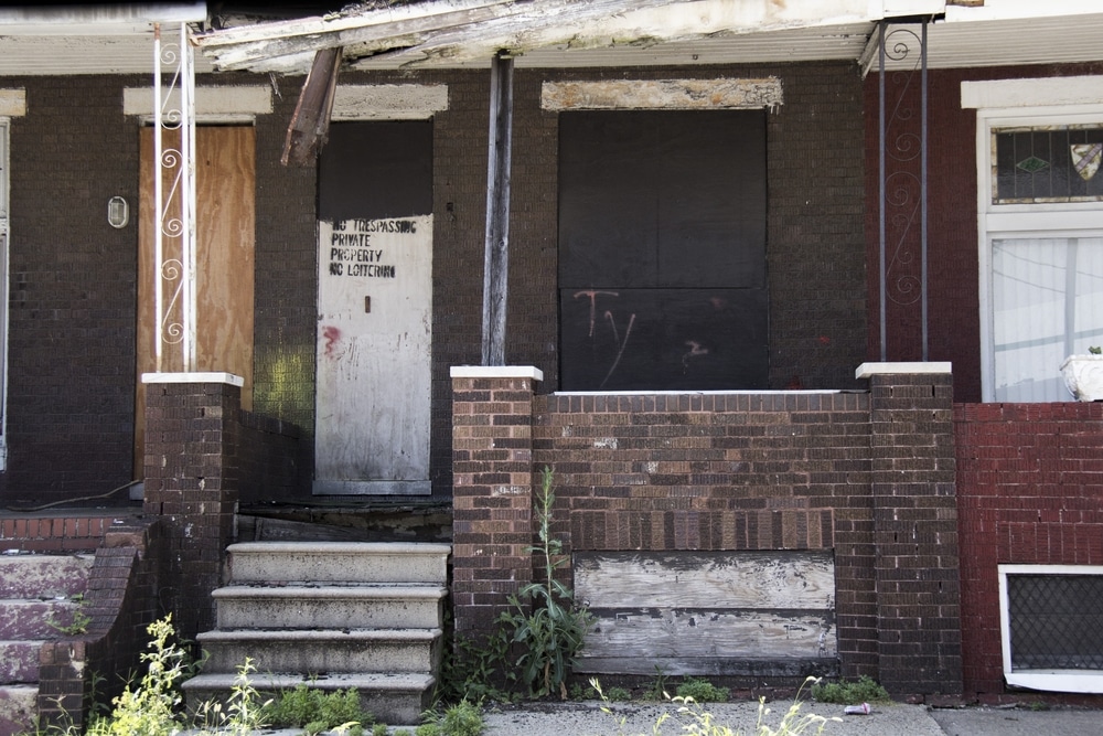immeuble abandonné à Baltimore