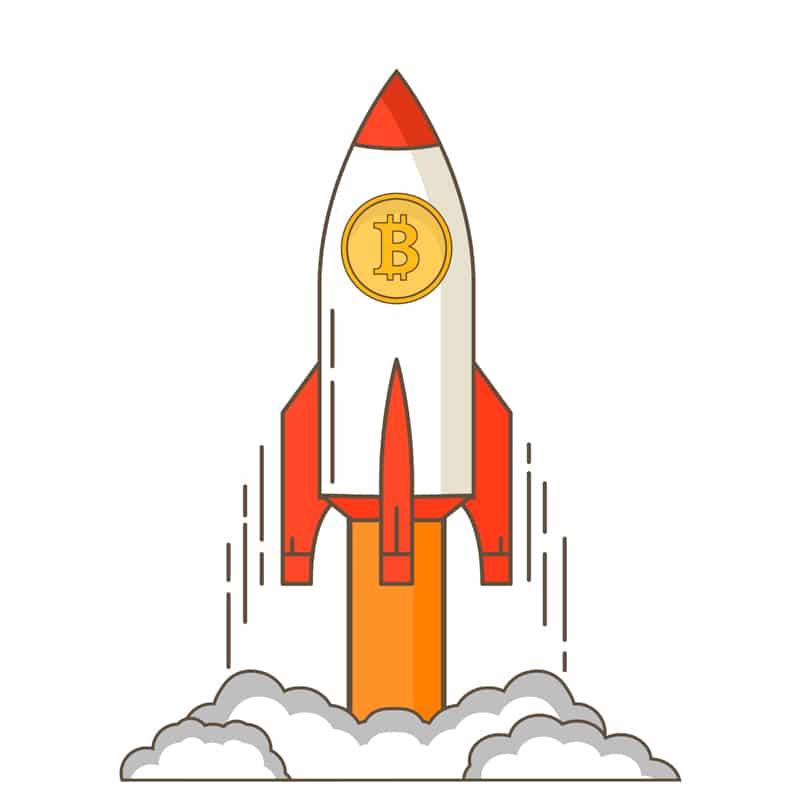 le bitcoin décolle pour la Lune