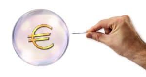 achat or bulle financière - euro - europe