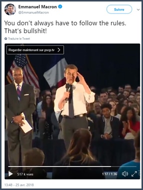 président - Macron - citation