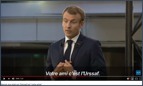 Macron - Urssaf 