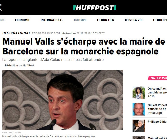 Manuel Valls - maire de Barcelone - critique