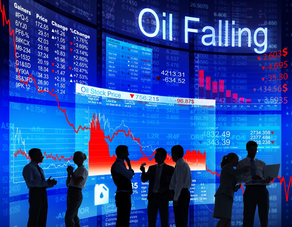 cours du pétrole - baisse