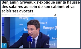 Benjamin Griveaux - salaire