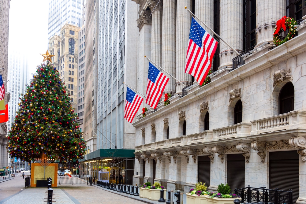 Noël - marchés financiers - Wall Street