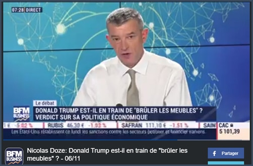 Nicolas Doze - BFM Business - Trump 