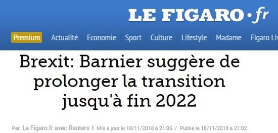 Brexit - Michel Barnier - Le Figaro