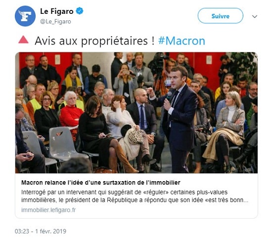 Macron - immobilier - taxe