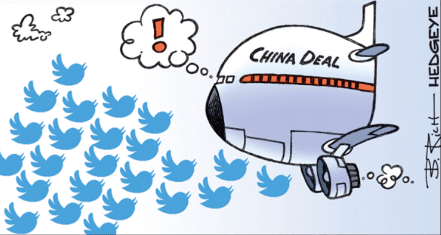 caricature tweets attaquent accord USA-Chine