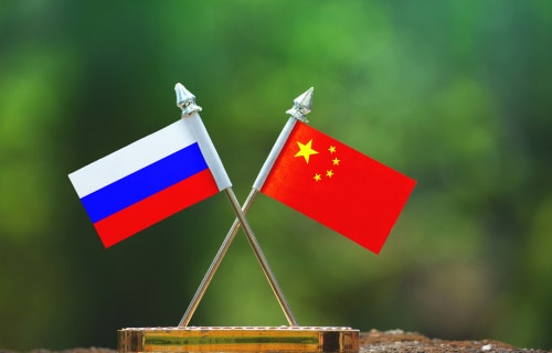 Russie, Chine, matières premières