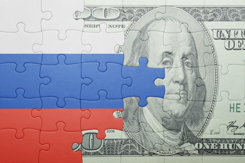 sanctions, Russie, dollar