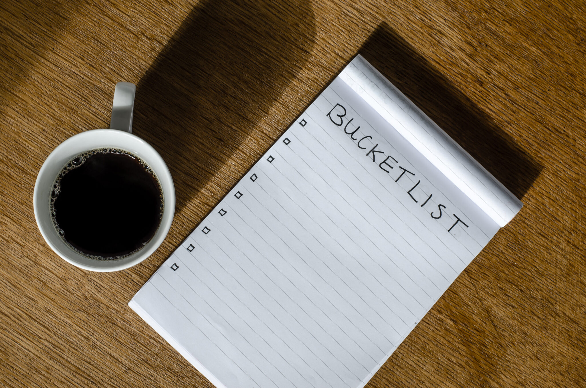 Qu’y a-t-il sur votre liste de choses à faire avant de mourir